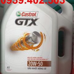 DẦU ĐỘNG CƠ CASTROL GTX 20W50 4 LÍT