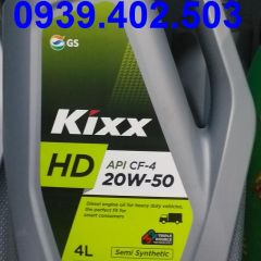 DẦU ĐỘNG CƠ KIXX HD API CF-4 20W50 4 lít